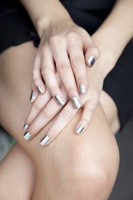 20 – Short Metallic Nails