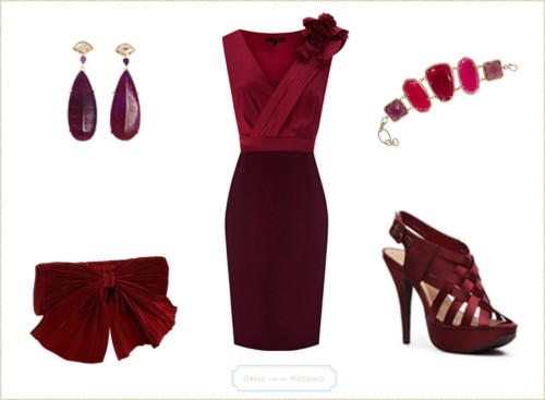 #14 Cherry-Red Wedding Dress