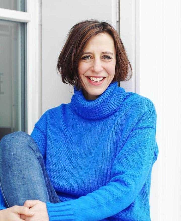 15 –  Blue Sweater For Women Over 50