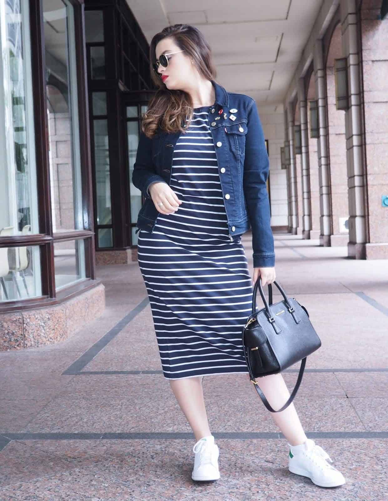 #1 – With Pencil Style Dress