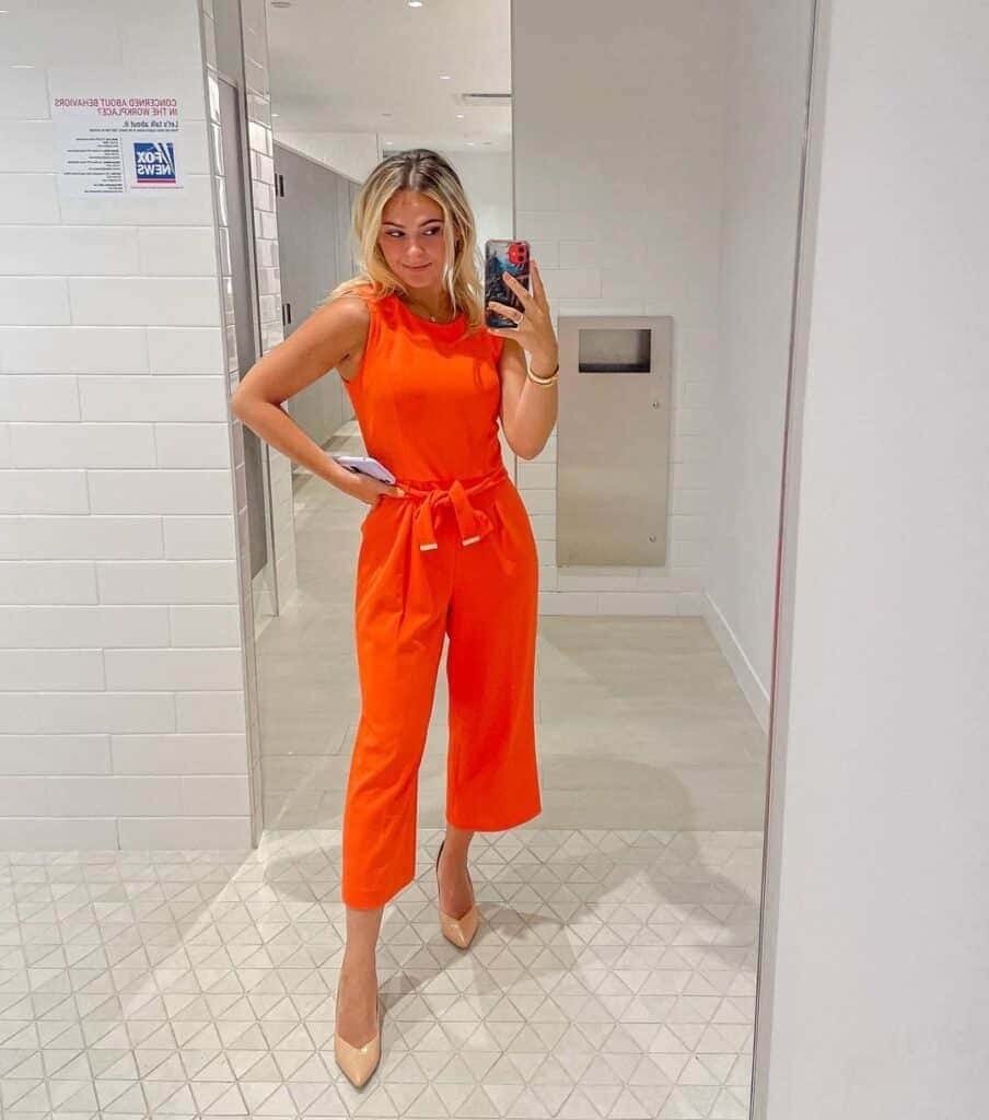 14 – Bright Orange Jumpsuit