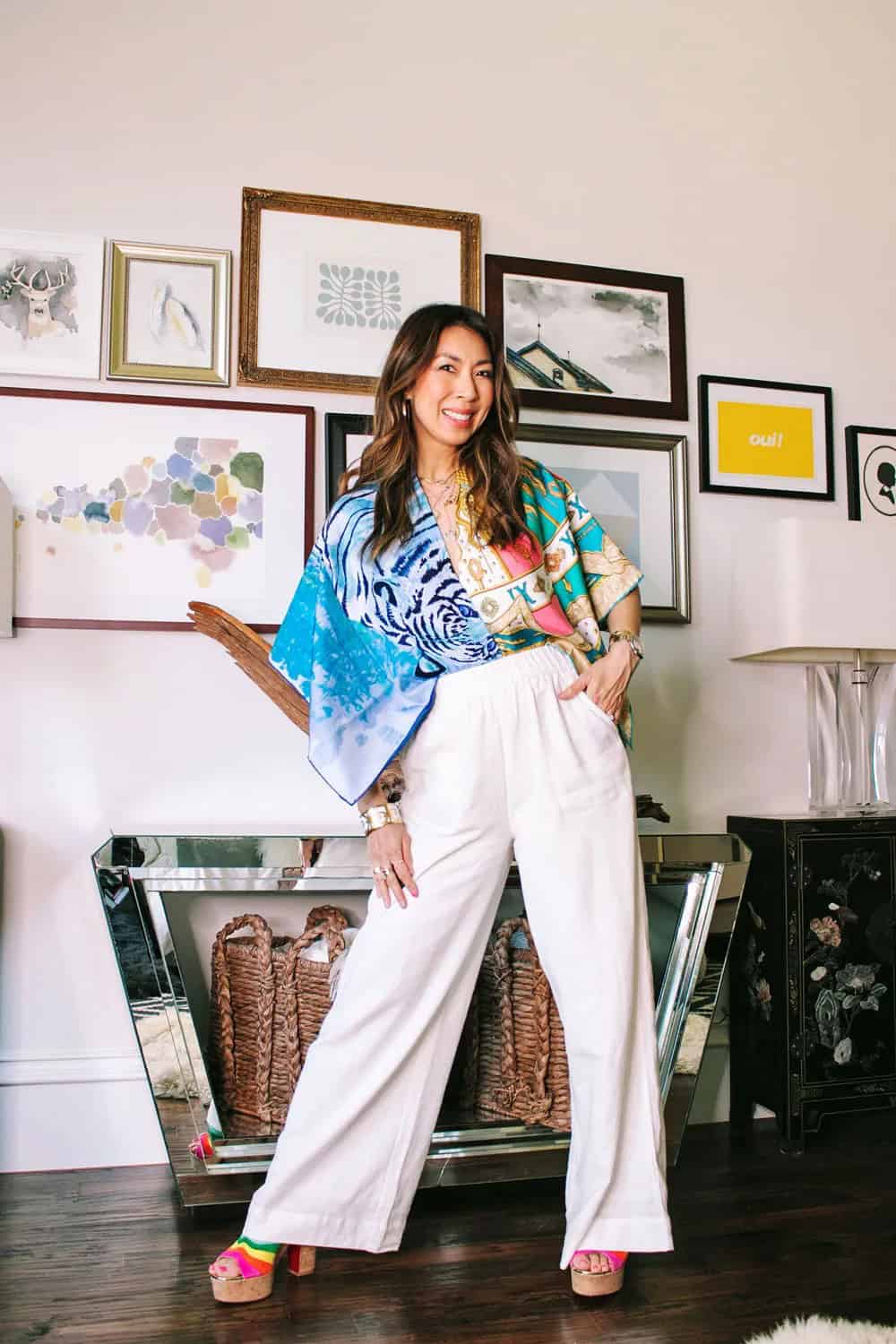 39 – Unique Ways to Style a Hermes Scarf Outfit as a Blouse