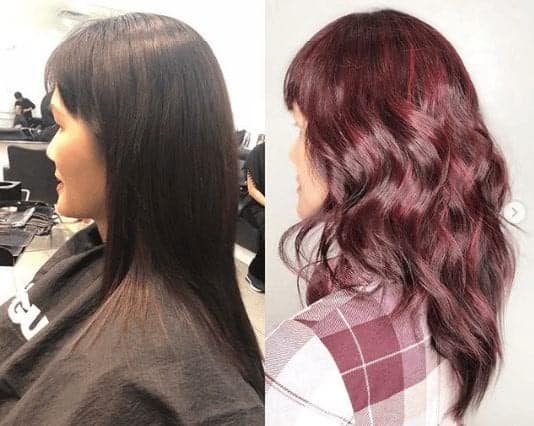 ↓ 4 – Medium Haircut with Sexy Highlights