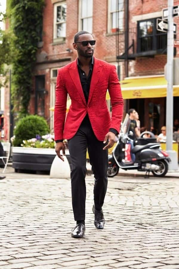 04 – Pair your Oxfords with a Bold & Striking Colored Blazer