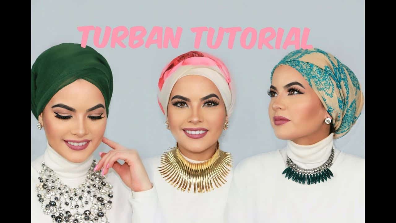 ↓ 12 – Turban Hijab Outfit