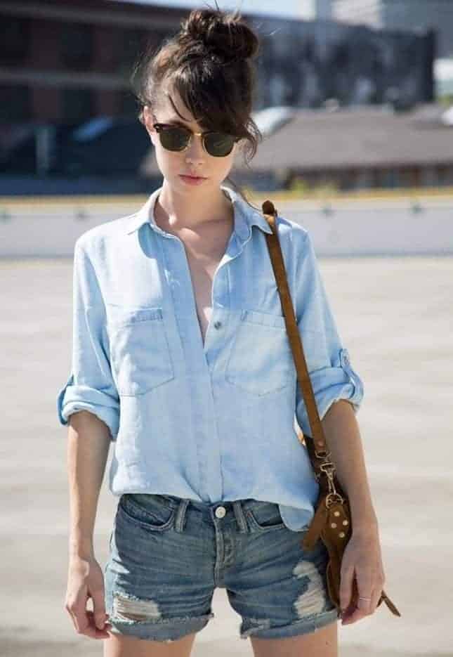 2 – The All American Look With A Chambray Top