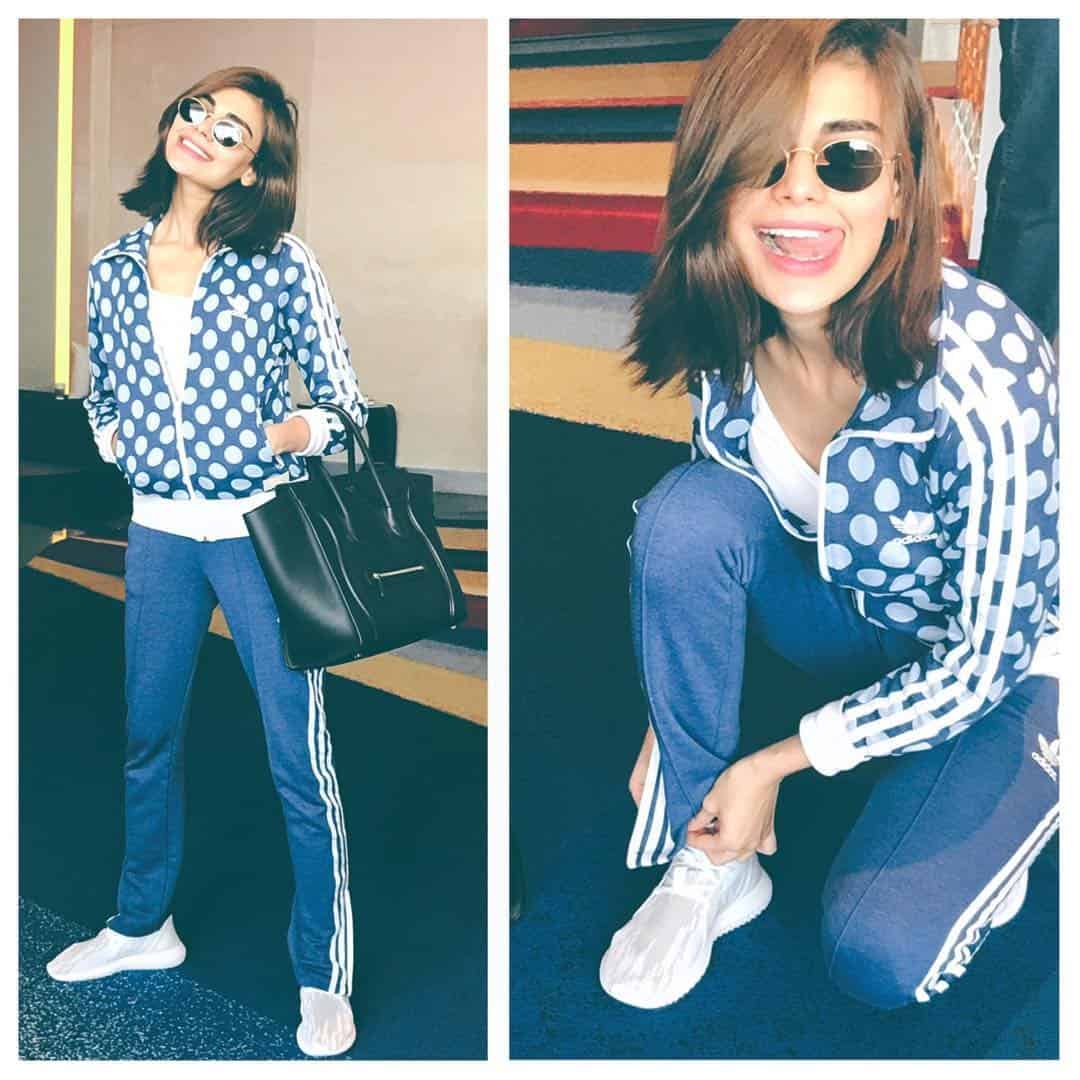 ↓ 20 – Sadaf Kanwal In Sporty But Girly Outfits