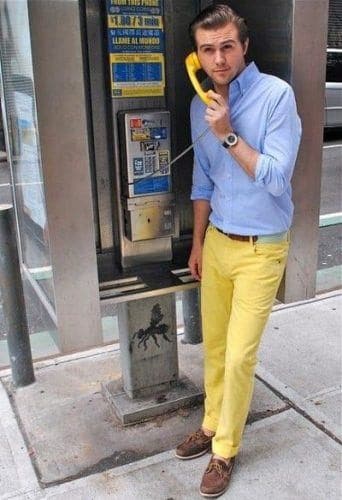 ↓ 38 – Yellow Pants In Business Casual