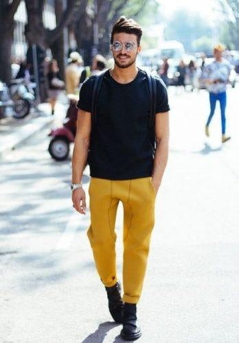 ↓ 35 – T-Shirt With Mustard Pants