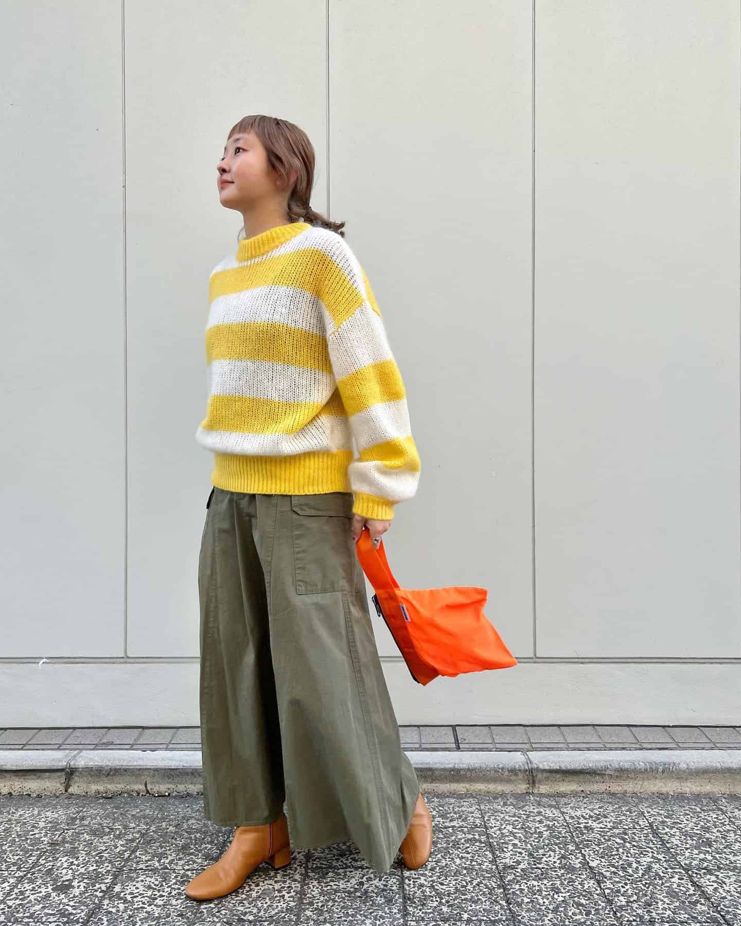 6 – Pair A Stripped Sweater With A Long Skirt For A Relaxed Streetstyle Effect