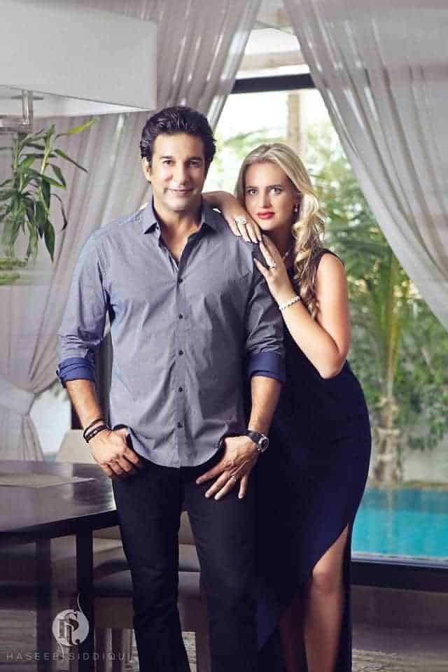 ↓23 – Wasim Akram And Shaneira Wasim