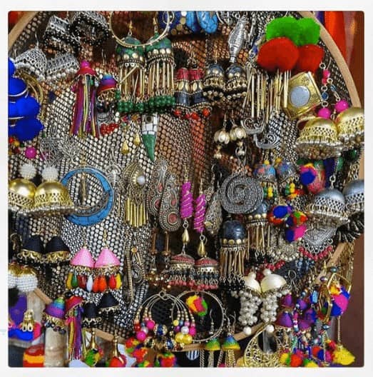 ↓ 20 – Funky Indian Earrings