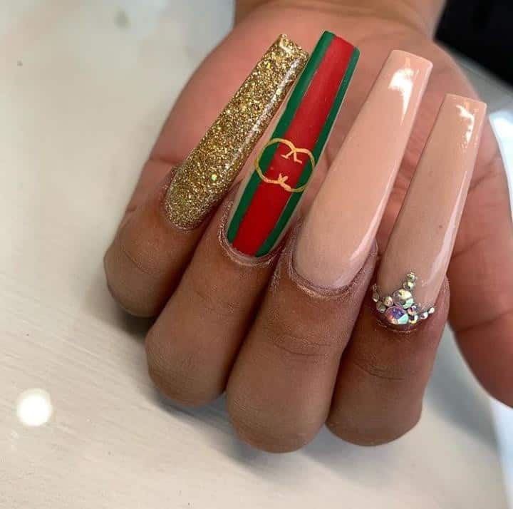 ↓ 20. Gucci Nails