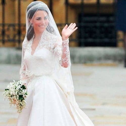 ↓3- How to wear a Veil with Tiara?