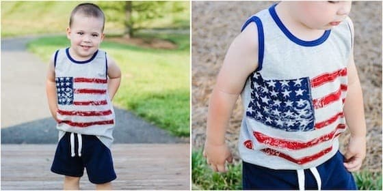 ↓17- Little Mr. Patriotic Summer Wear