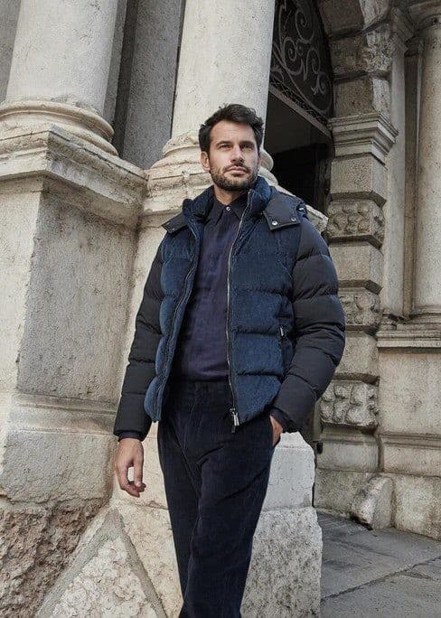 ↓ 9 – What to Wear with a Blue Quilted Jacket?