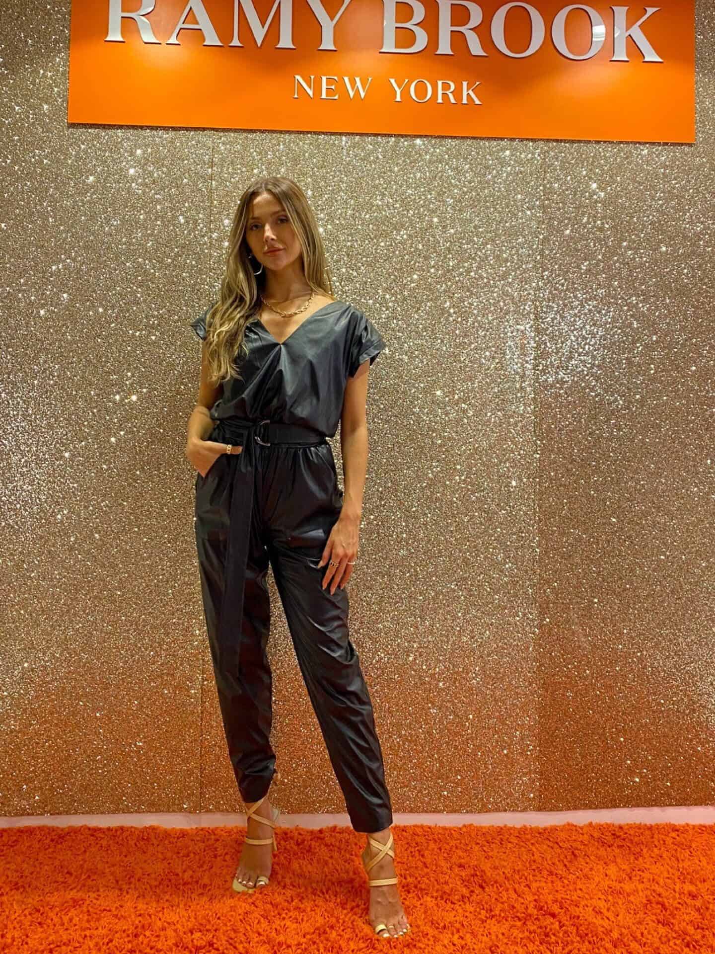 13 – Faux Leather Overalls