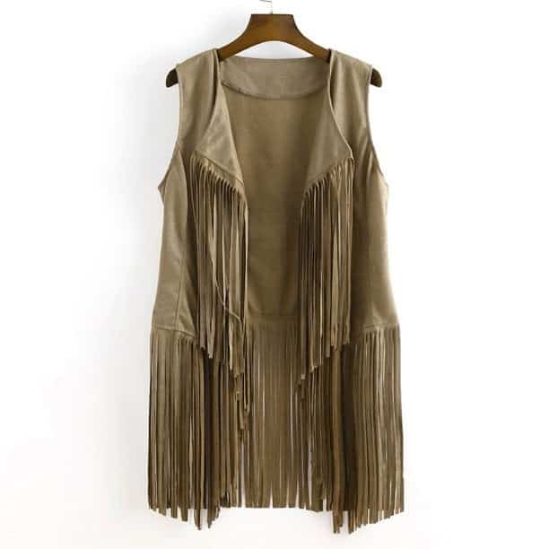 Fringe Cardigan $17.34 (In Black and Beige Colors)