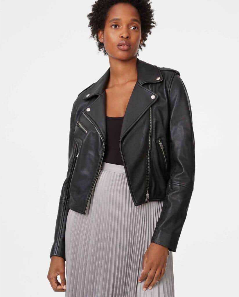 12 – Leather Jackets As Cover Ups