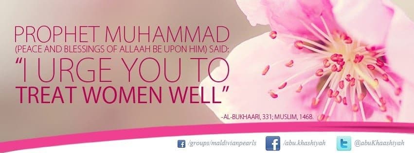 ↓ 8 – Cover Photo of Hadith on Women