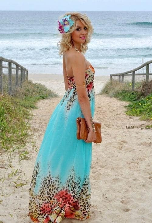 #12 – Blue Maxi Dress