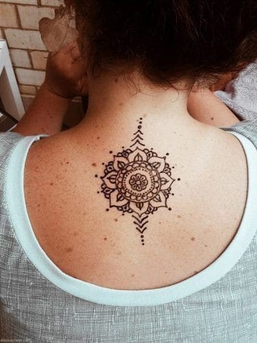 19 – Black Tattoo Style Mehndi