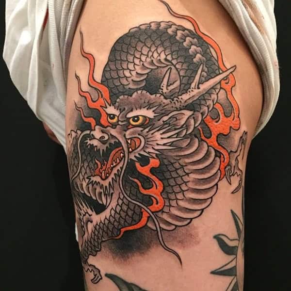 19 – Dragon and Snake Tattoo