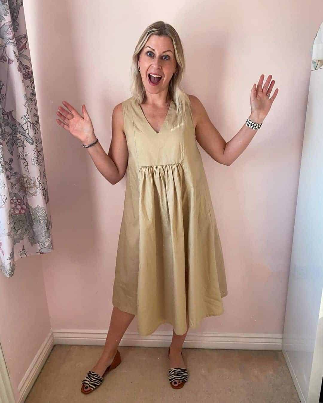 12 – Basic Beige Dress