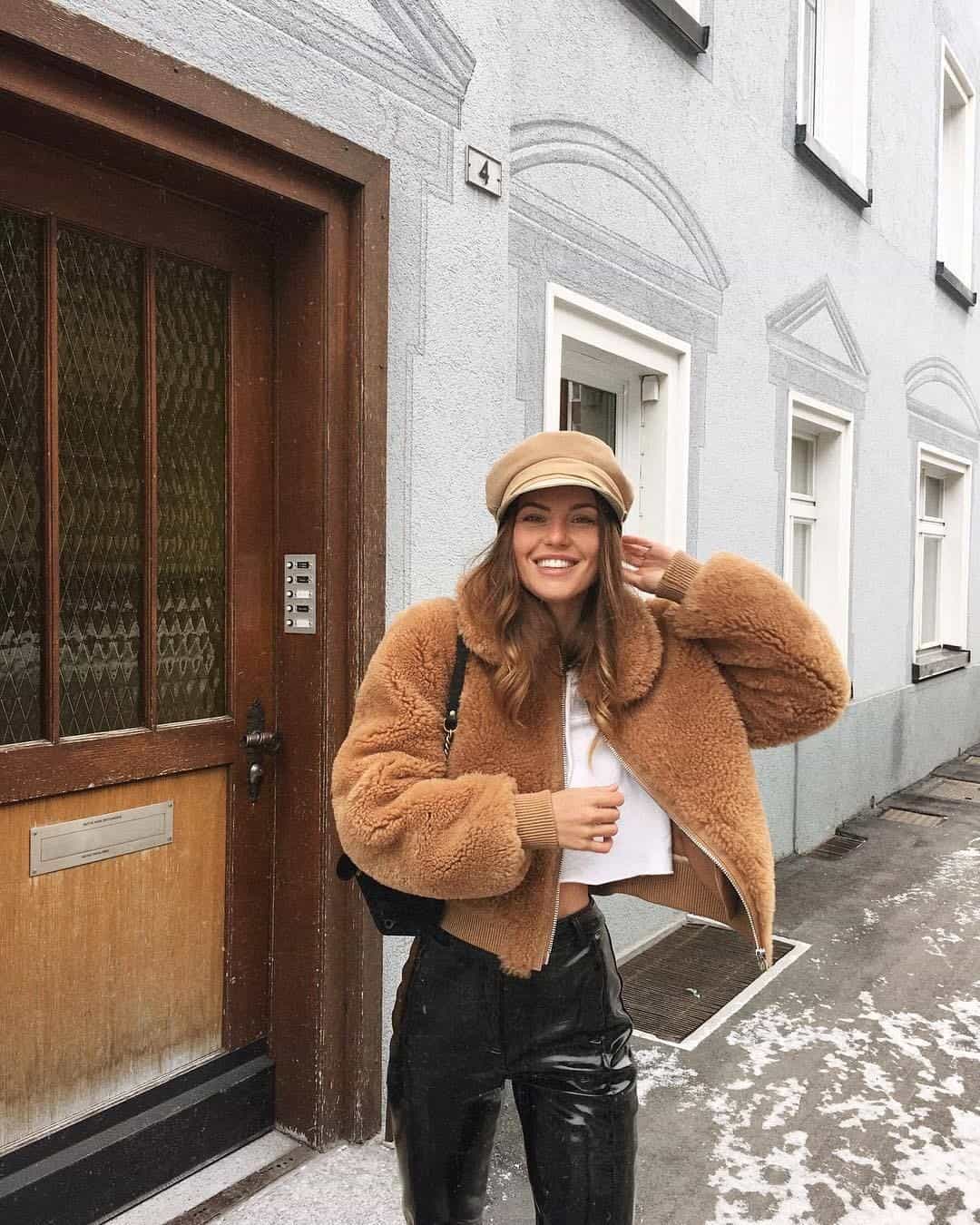 ↓ 25 – With a Teddy Bear Jacket