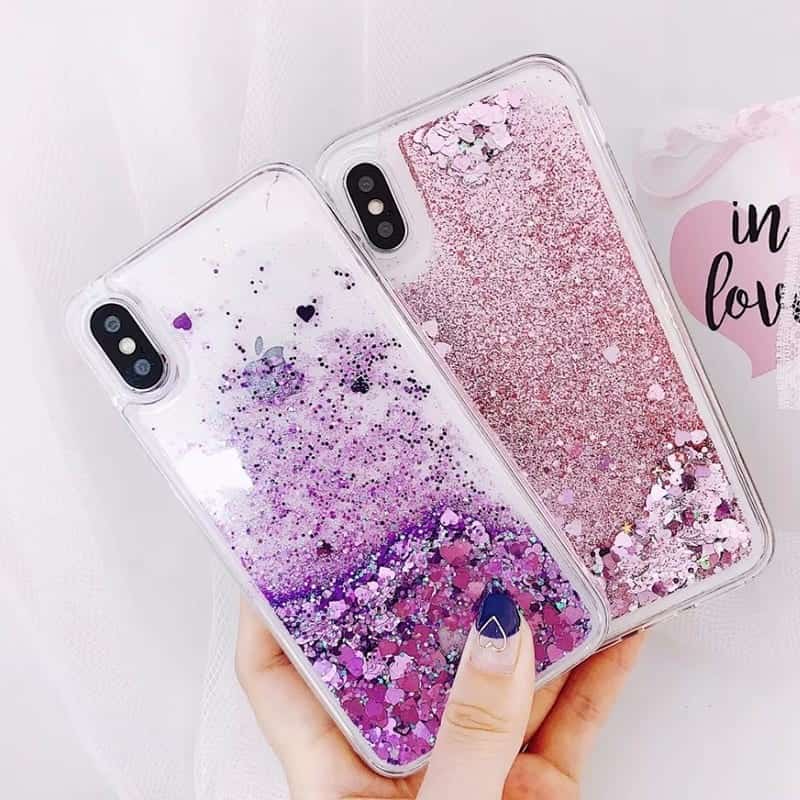 #4 – A Glossy and Glittery Phone Case