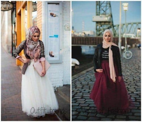 ↓ 09 – Skirt And Jacket With Hijab