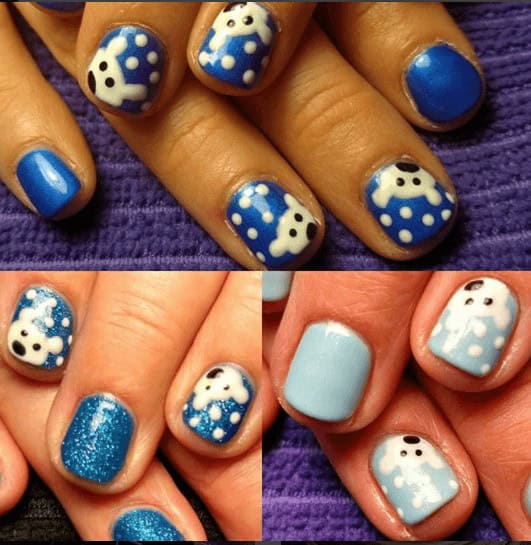 ↓ 76 – Polar Bear Nails