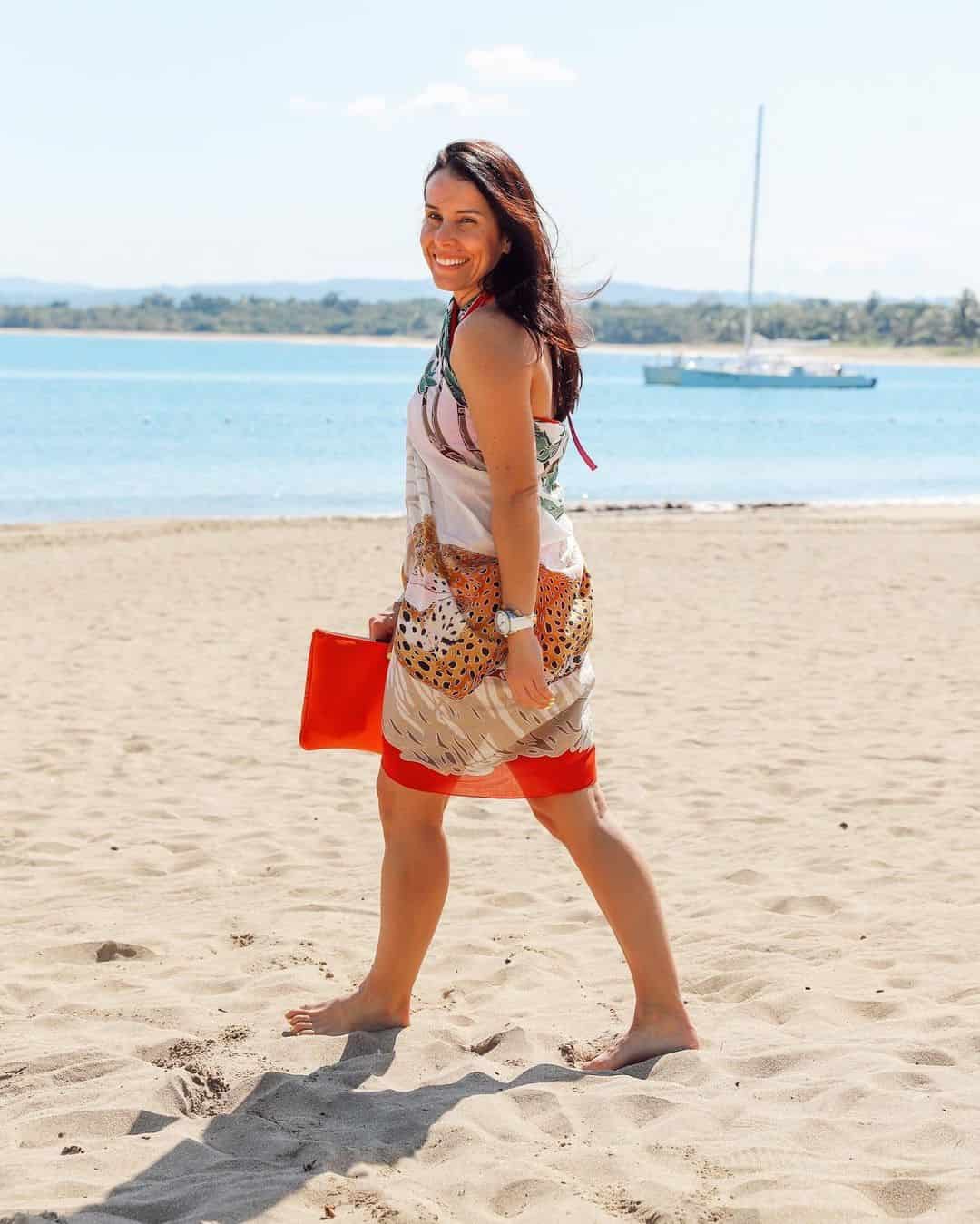 22 – Style Your Hermes Scarf Dress into a Beach Cover-Up