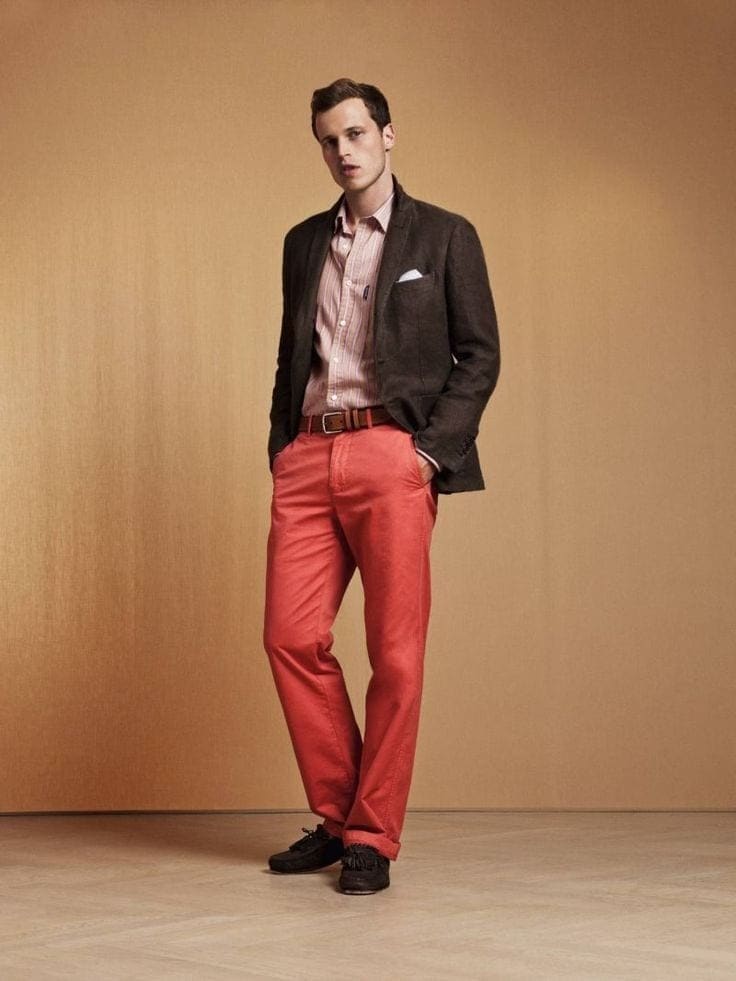 ↓ 17 – Red Orange Pants