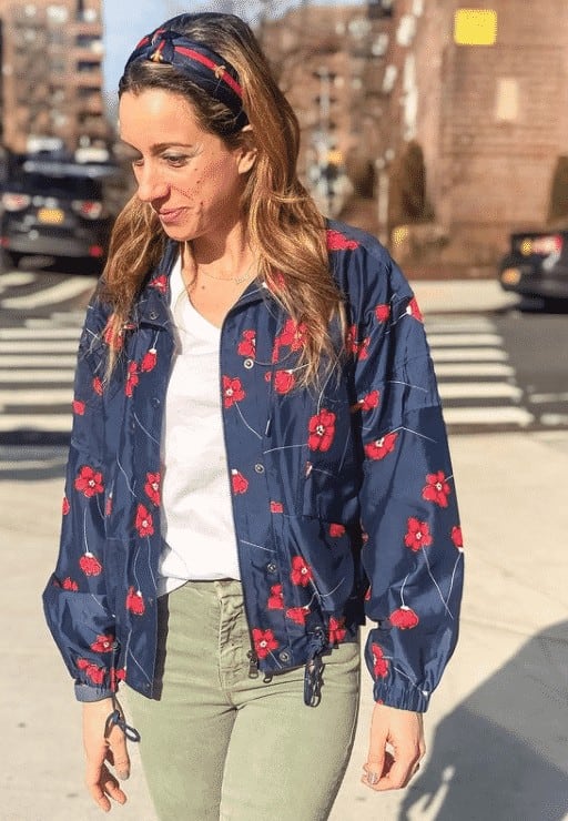 19 –  Floral Printed Jacket