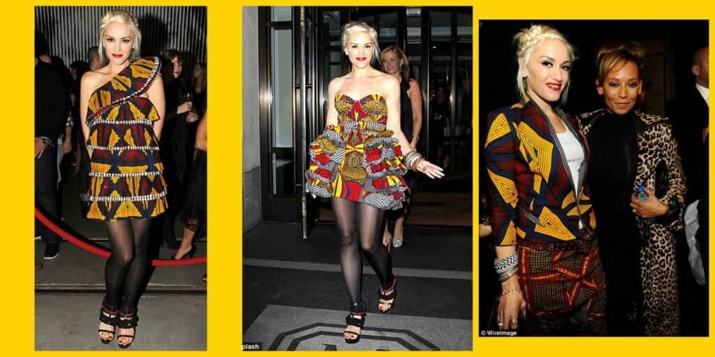 ↓ 23 – Celebrity in Kitenge Ankara Dress