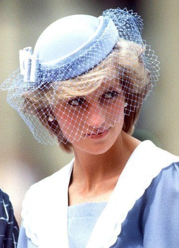 ↓6- Lady Diana Inspired Cage Veil