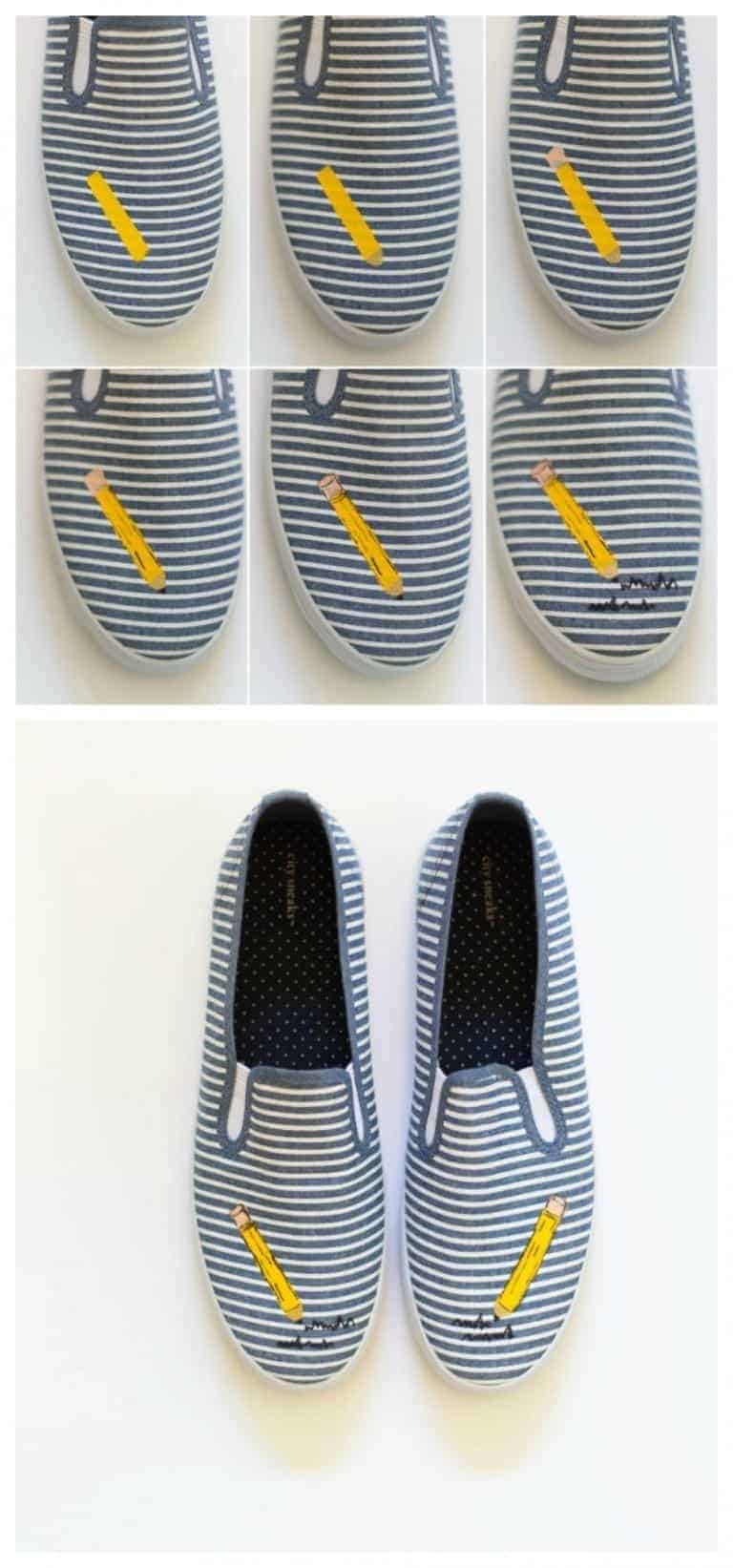 #5 – Pretty Print Slip-on Sneakers