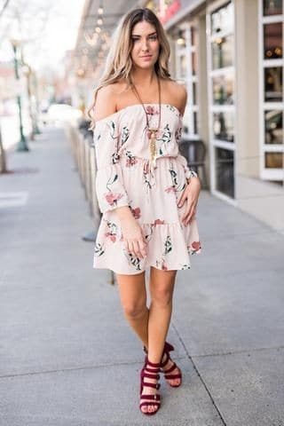 38 – Off Shoulder Mini White Dress