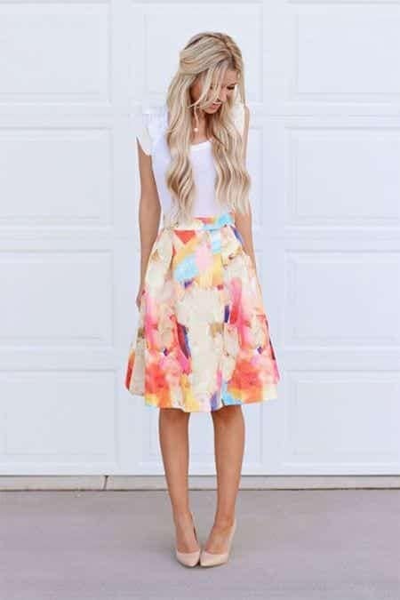 27 – Multicolored Skirt