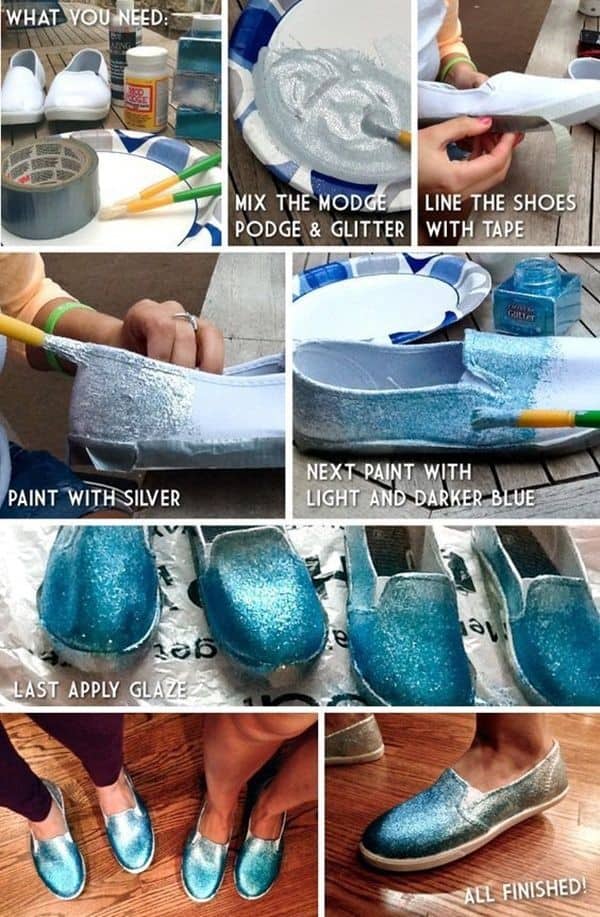 #6 – All Glitter Artwork on Sneakers