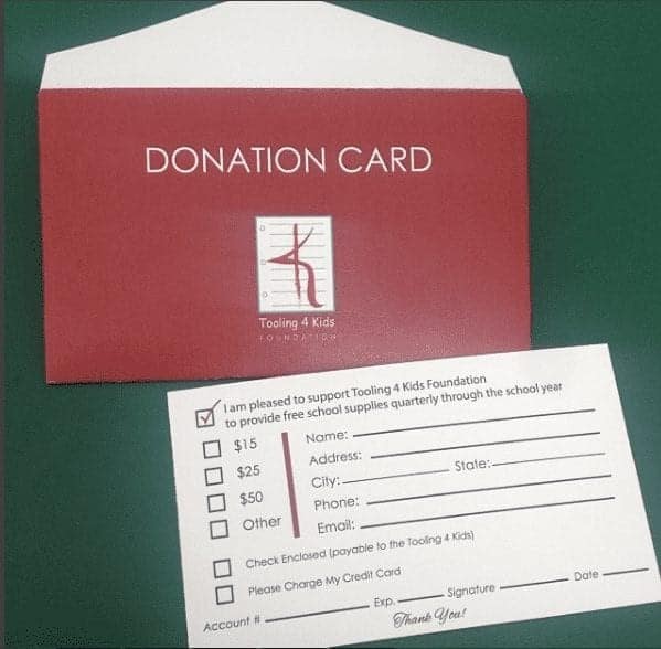 ↓ 11 – Donations and Charity Cards