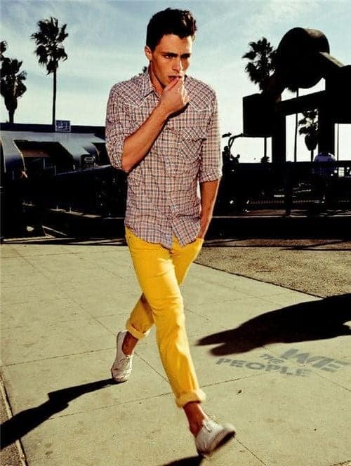 ↓ 6 – Yellow Cropped Pants