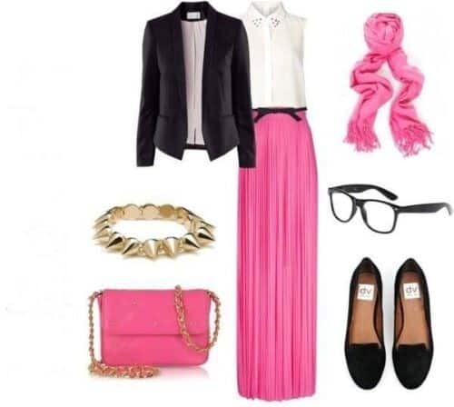 #14- Pretty in Pink Maxi Dress