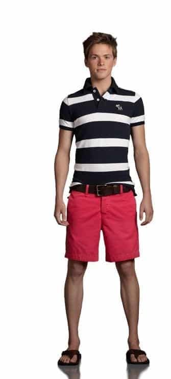 ↓ 13  – Shorts With Striped Polo Shirts