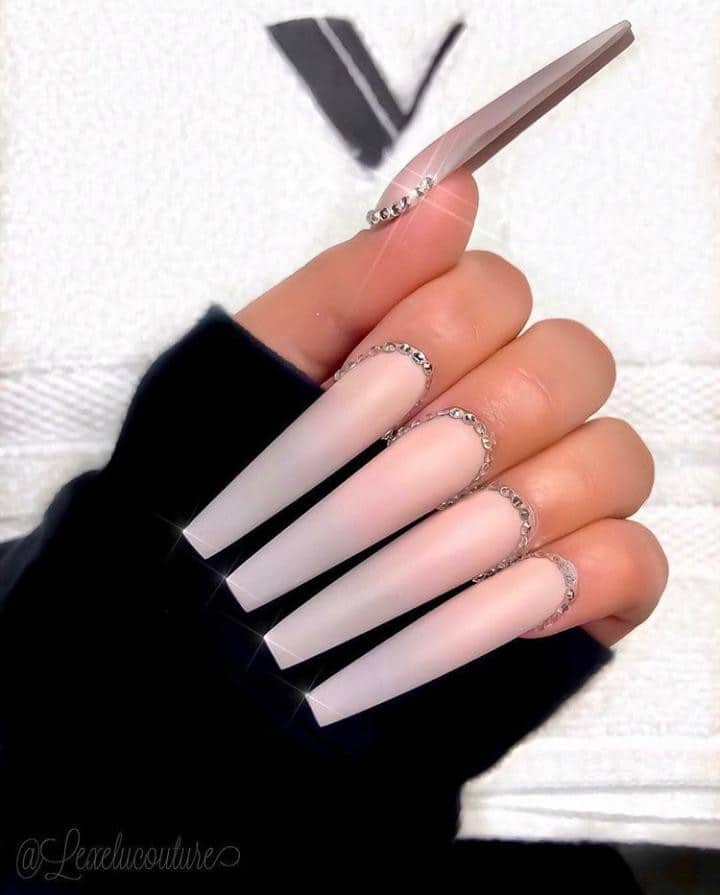 ↓ 72. Long Coffin Nails