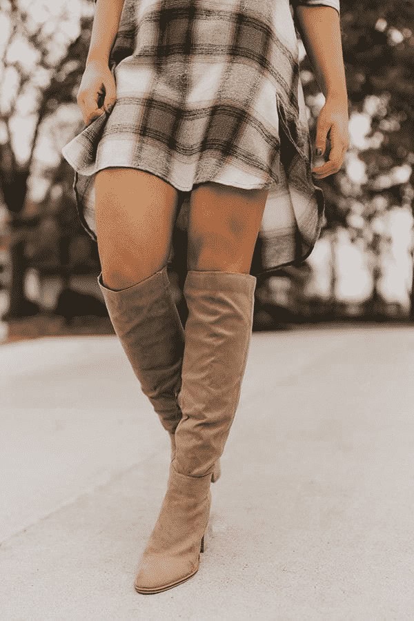 39 – Tan Knee High Boots