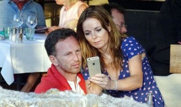 ↓16- Geri Halliwell and Christian Horner