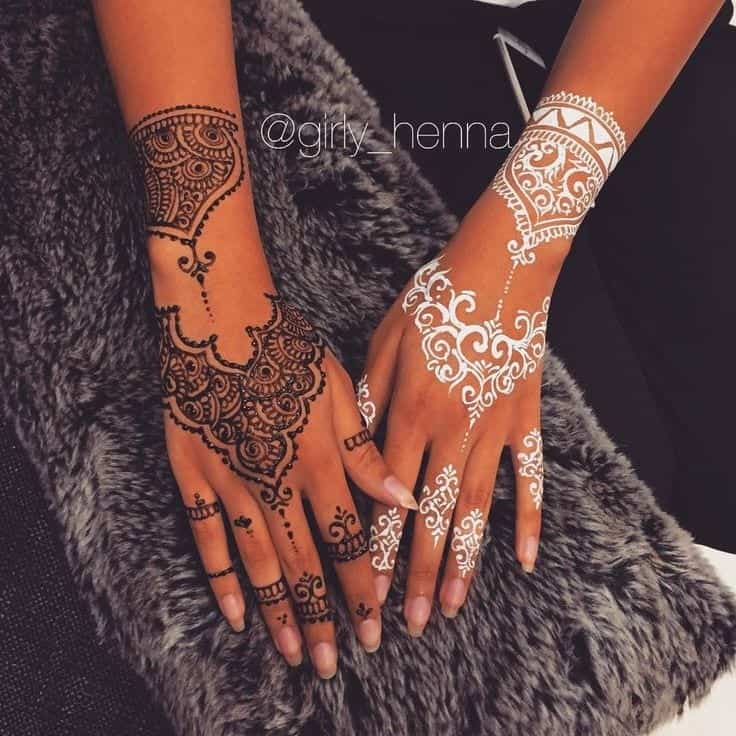 ↓ 10 – Henna on Dark Skin