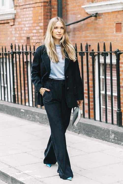 4 – Flared Pants And Blazer